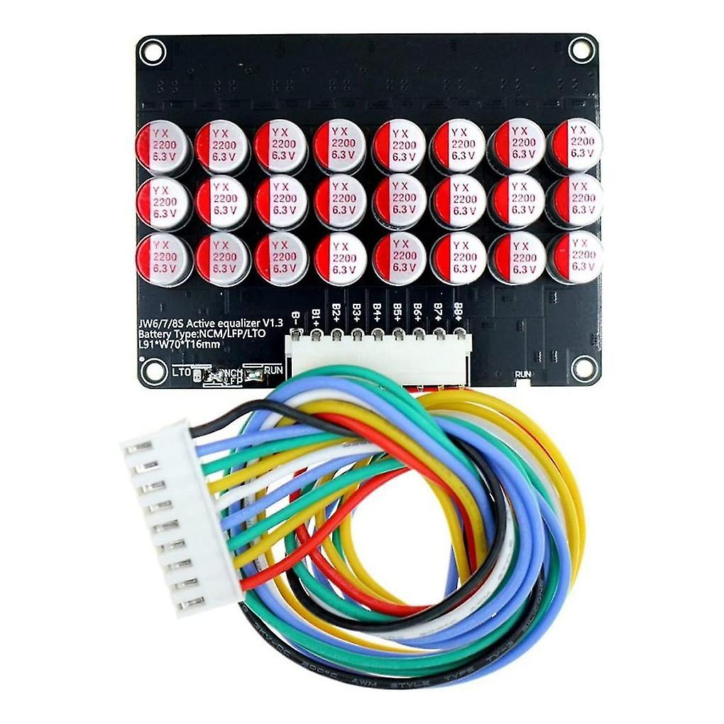 8S 5A Balance Li-ion Lifepo4 LTO Lithium Battery Active Equalizer Balancer Board